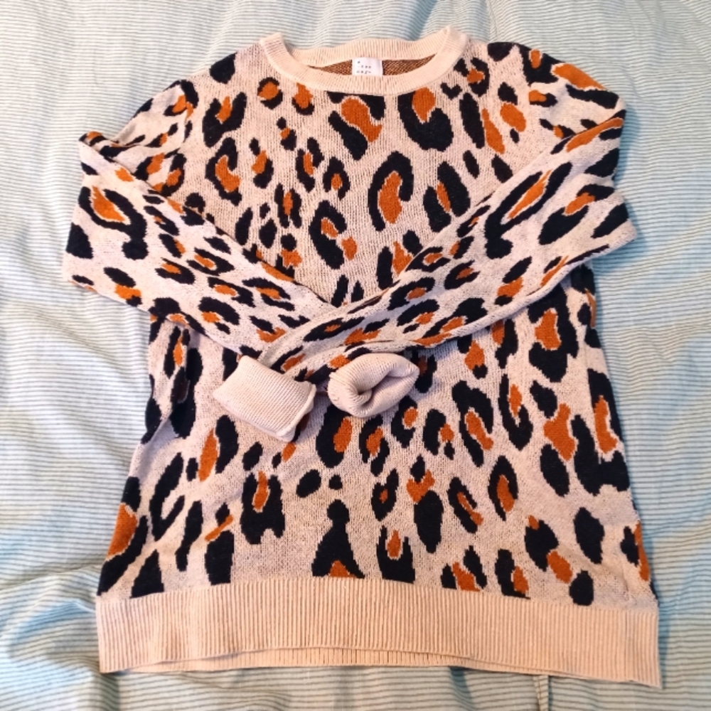 Target A New Day animal print sweater